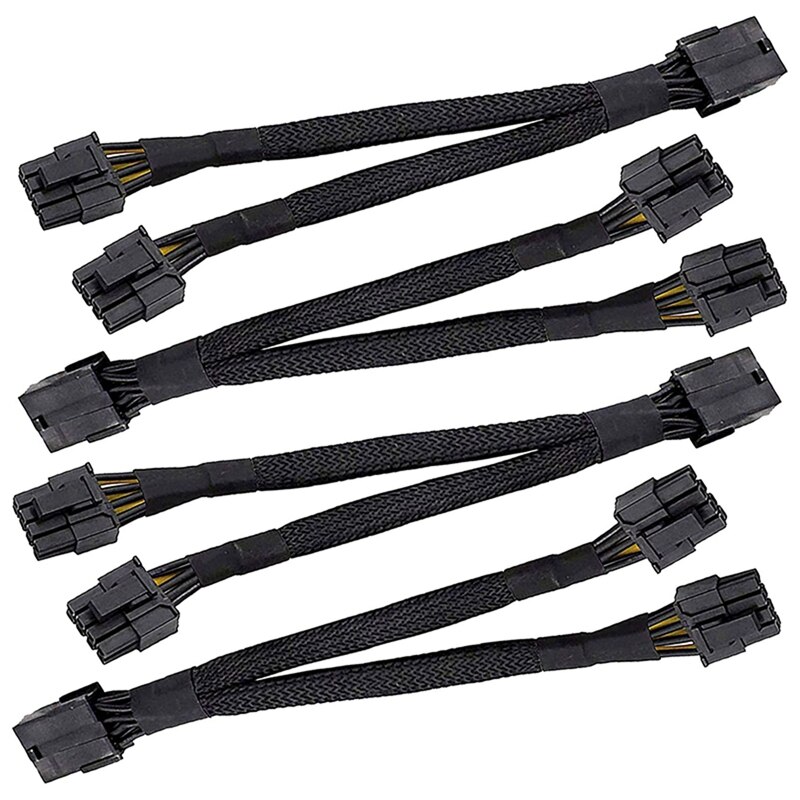 4Pcs 8 Pin PCI-E PCI Express Graphics Video Card &amp; 6Pcs VER009 Express 1X 4X 8X 16X Extender Pcie Riser Adapter Card