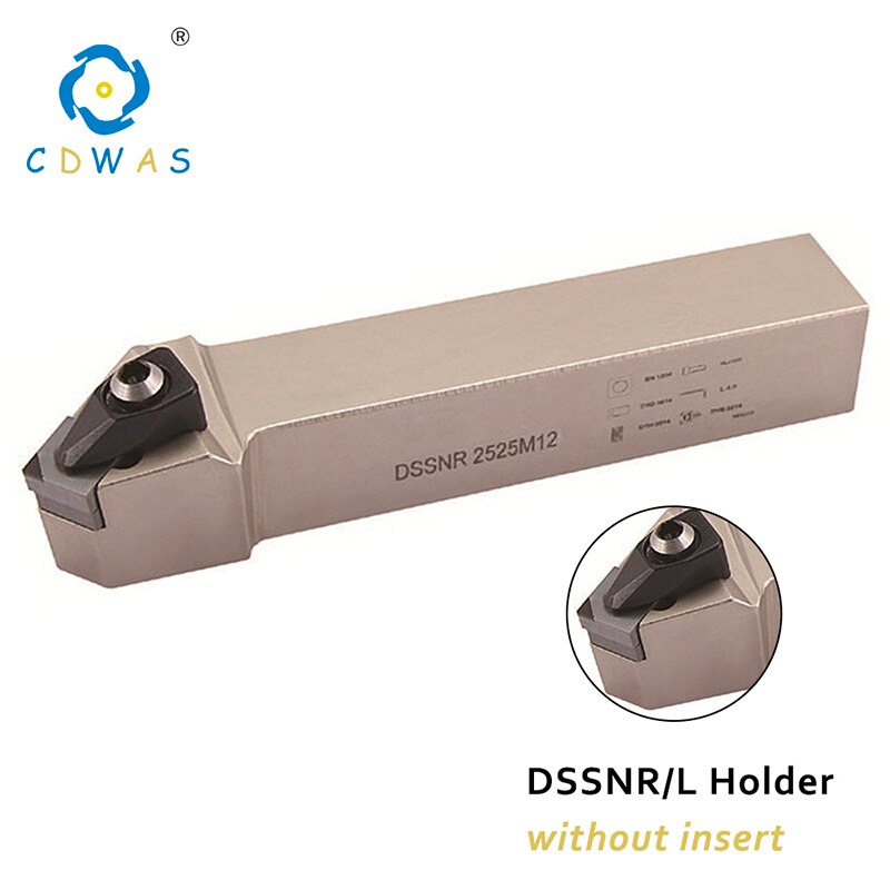 Porte-outil de tournage externe DSSNR 2525M12 DSSNL, outils de coupe de tour CNC pour Inserts en carbure SNMG 120404 120408