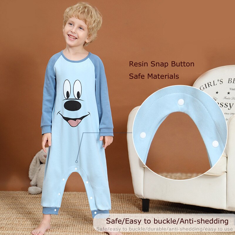 Kids Jongens Lente Deken Sleepers Cartoon Patroon Kinderen Katoen Jumpsuit Nachtkleding Jongens Herfst Pyjama