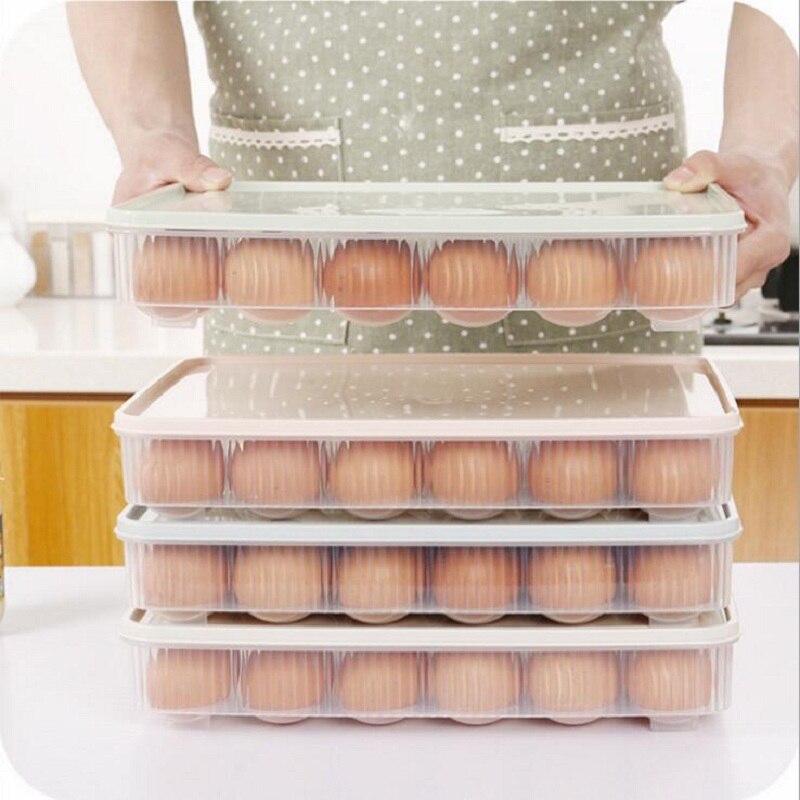 Belle Vous Dubbel Laags Doorzichtig Plastic Eieren Houder Opslag Container - Diepvries Koelkast Ei Organizer Rek Met Deksel voor Keuken - Eierlade Dozen/Trays/Containers - 36 Ei Capaciteit Transport Belle Vous Dubbel Laags Doorzichtig Plastic Eieren Houder Opslag Container - Diepvries Koelkast Ei Organizer Rek Met Deksel voor Keuken - Eierlade Dozen/Trays/Containers - 36 Ei Capaciteit Transport