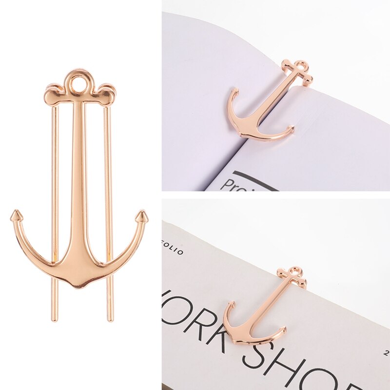 Anchor Bookmarks Bookmark Metal Page Holder for Students Teachers Graduation School Office Supplies: RGD