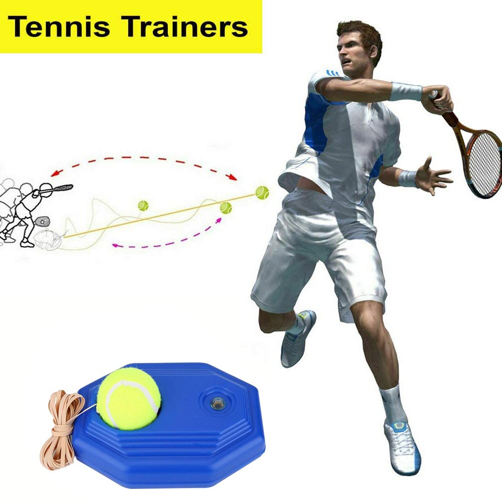 tennis allenatore Sfera di Rimbalzo Battiscopa sport combattimento Dispositivo Blu se stesso-studio Palla Da tennis Corda Rimbalzo Ginnico con Campi Da tennis