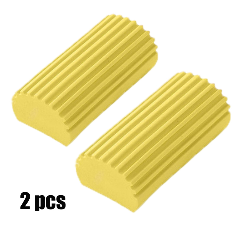 Dammtvättsvampar fuktig dammvipp hushållsrengöringssvamp kökspersienner speglar fönsterglas räcken rengöringsverktyg: Orange