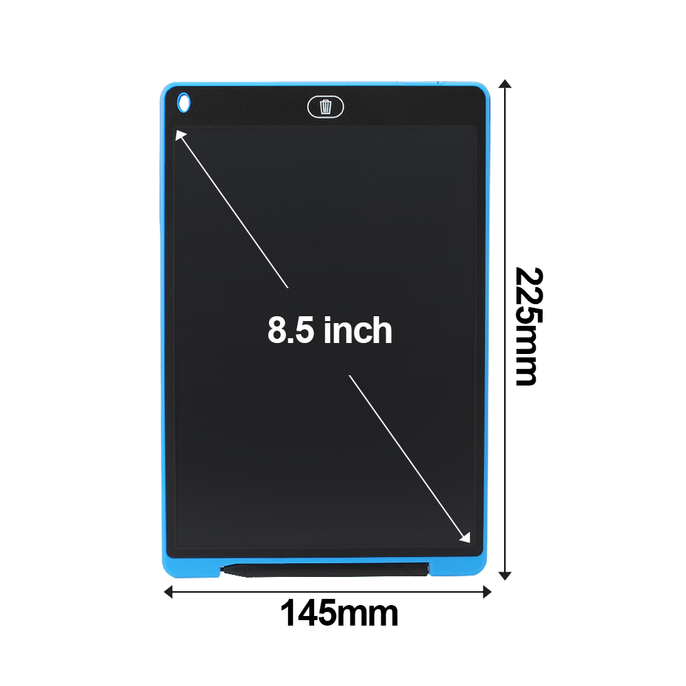 4.4/8.5/10/12inch Electronic Drawing Board Lcd Screen Writing Tablet Digital Graphic Drawing Electronic Handwriting Board+pen: 8.5 inch blue