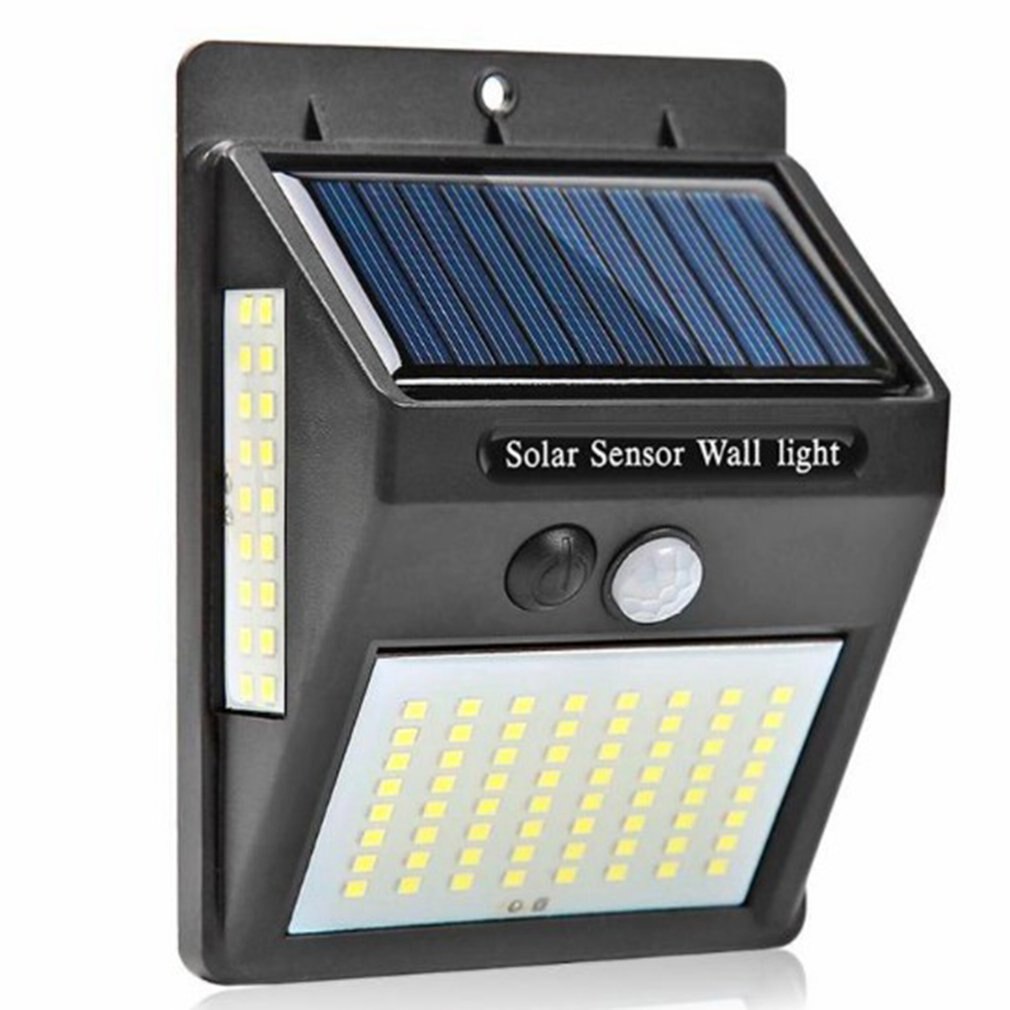 100 Led Solar Light Outdoor Solar Wall Lamp LED Bulb Human Body Induction IP65 PIR Solar Lighting Garden Decoration Lights 50W