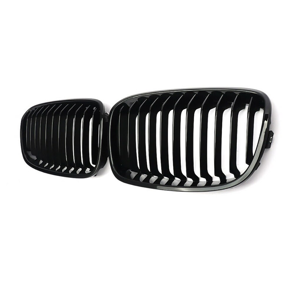 Parrilla delantera para BMW de coche 1 serie F20 coche mate brillo negro M Estilo frontal riñón doble rejilla conjunto de rejillas de carreras