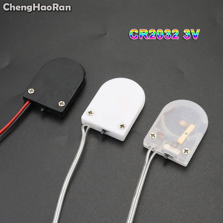Chenghaoran 5Pcs CR2032 Knoopcelbatterij Socket Holder Case Cover Met Aan/Uit Schakelaar 3V X1 6V Batterij Opbergdoos