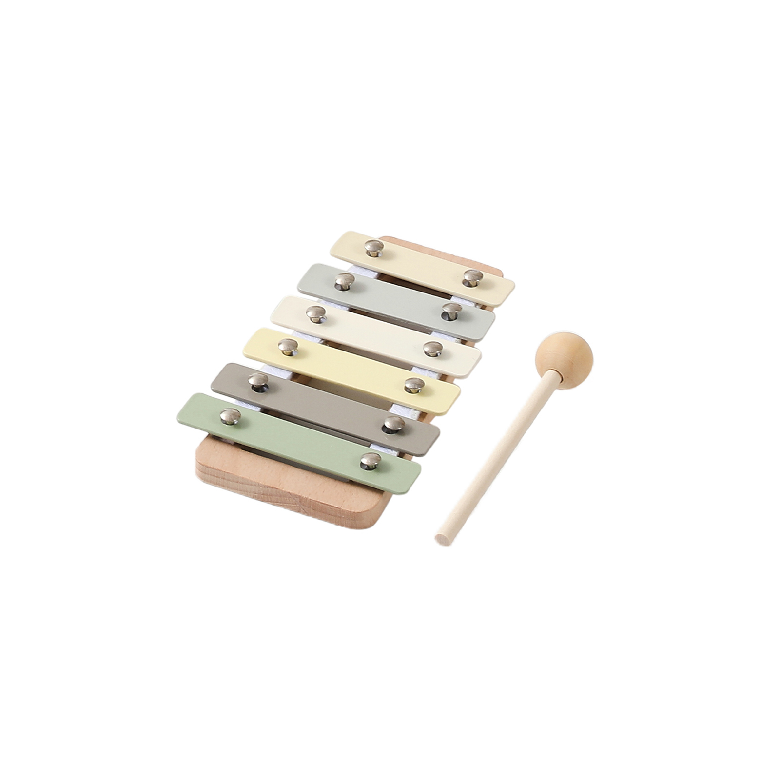 Muziekinstrumenten Montessori Muziek Baby 0-12 Maanden Speelgoed Drum Xylofoon Kinderen Vroege Educatieve Houten Instrumenten Baby Speelgoed: green