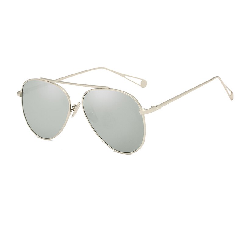 Rosa spiegel Pilot sonnenbrille frauen Metall rahmen frauen Stilvolle Damen Schattierungen feminin gläser