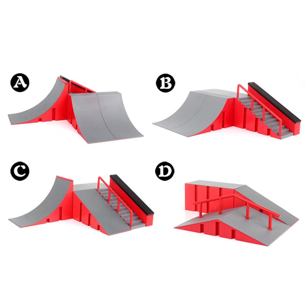 Fingerboard Ramp Set - EVA Material - Incl. Finger Skateboard - Training Props