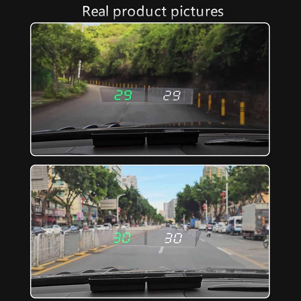 Auto Kopf hoch HD Anzeige GPS Tacho Geschwindigkeit KMH Digital HUD Windschutzscheibe Projektor Für Alle Autos Auto Elektronik Zubehör