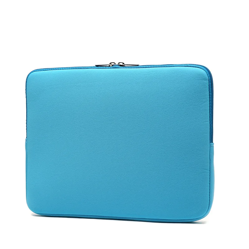Bolsa para laptop para MacBook, Huawei, Xiaomi, HP, Dell, Lenovo, Acessórios para Notebook, Alta Qualidade, Capa Macia, 12 ", 13", 14 ", 15", 17": Extra Grande / Azul