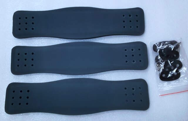 EVA Kite Surfing Footstrap Strong Surfboard Foot Belt Pad: 3pcs plate screw