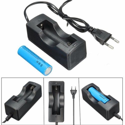 Batterie Rechargeable 3800mAH 3.7v 18650 chargeur ue BRC Li-ion | Batterie électrique agréable: Default Title