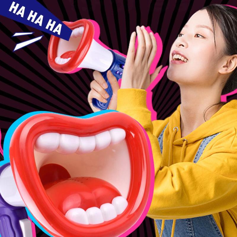 Kid Handheld Voice Changer Luidspreker Speelgoed Grappig Creativiteit Variabele Geluid 3 Modus Educatief Vocale Willekeurige kleur