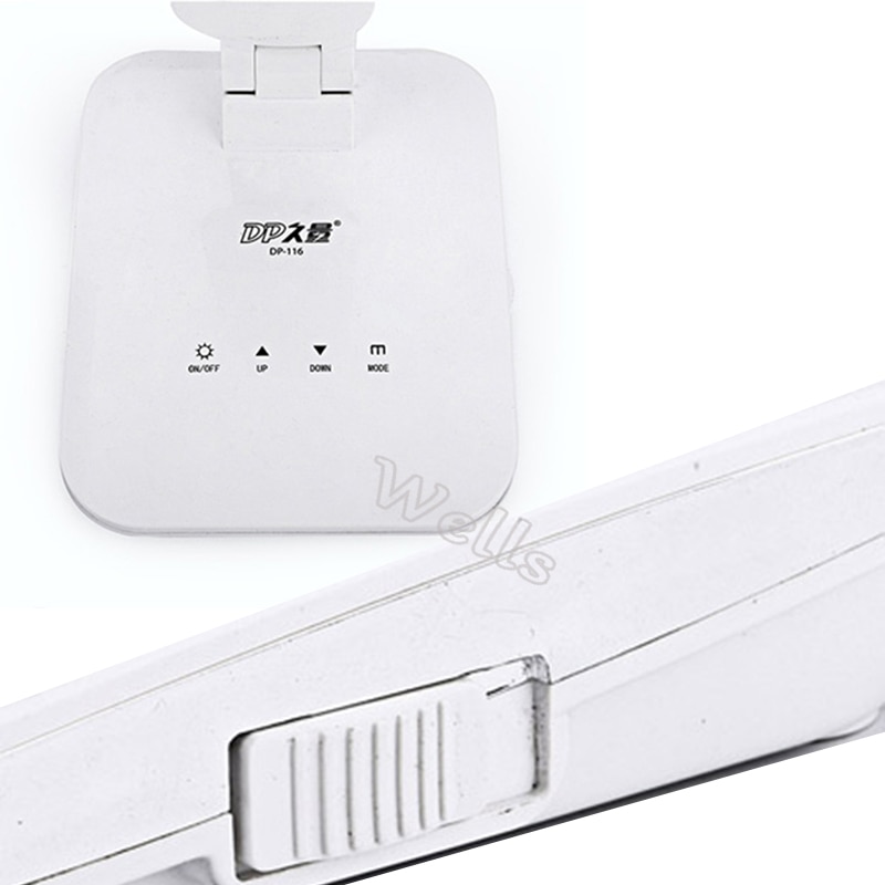 Lámpara de mesa led recargable portátil ajustable lámparas de escritorio plegable temperatura de color cambiable con atenuador táctil