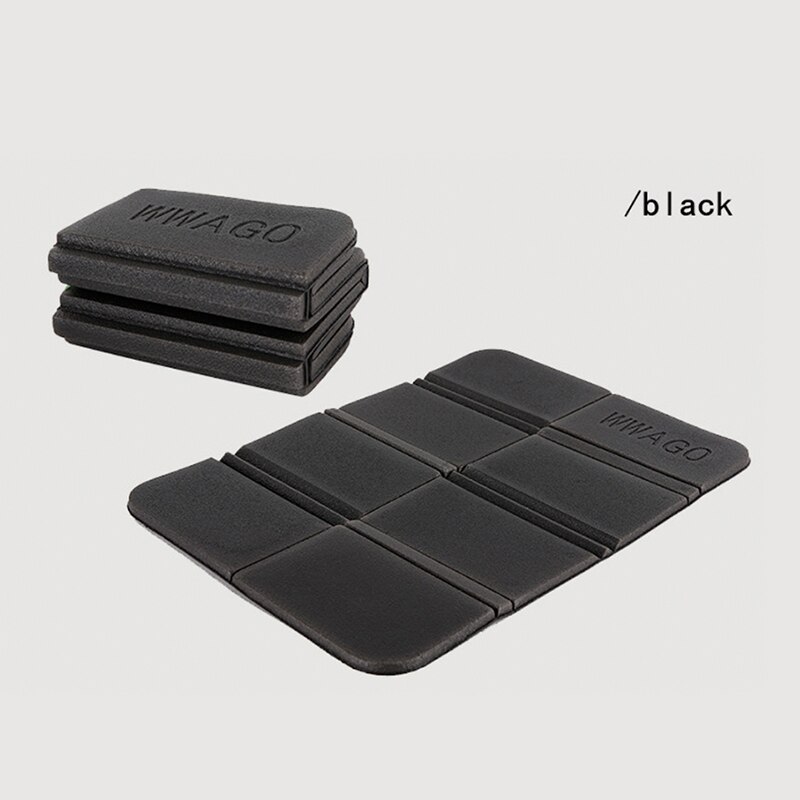 The XPE outdoor cushion folding foam portable picnic mat waterproof and moisture-proof mat: Black
