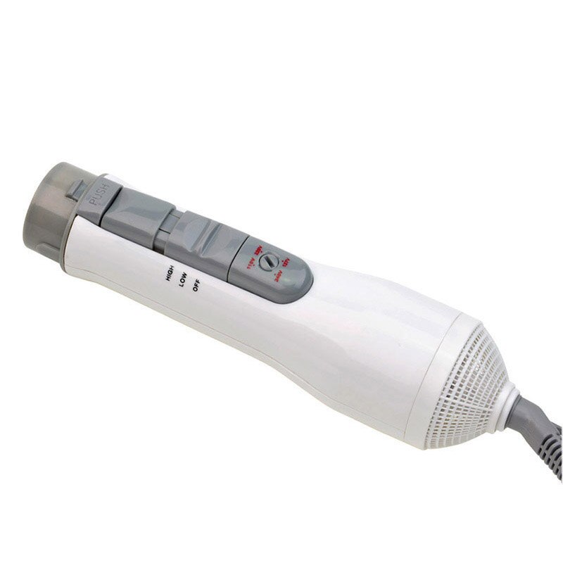 8-In-1 Multifunctionele Professionele Droger Blower Kam Borstel Salon Haardroger Reizen Föhn Curling Haar Hairstyling Tool 21: Grijs