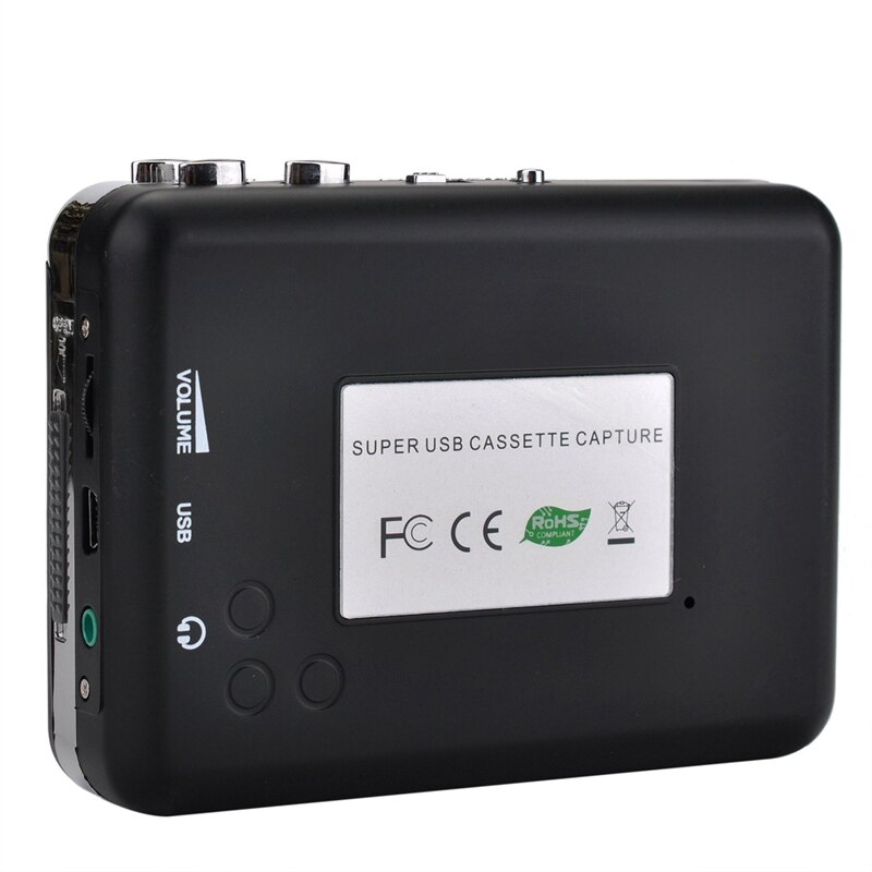 EzCAP 12V Classic USB Cassette Player Cassette to MP3 Converter Capture Walkman Music Player Cassette Recorders Convert Music
