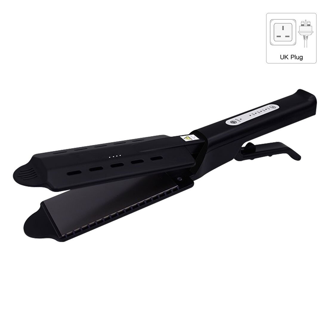 Cordless Auto Rotating Ceramic Hair Curler USB Rechargeable Curling Iron LED Display Temperature Adjustable Hair Straightener: Hair Straightener 03