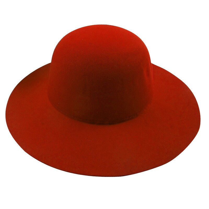USPOP women winter hats wool fedoras adjustable unisex solid color wool hats
