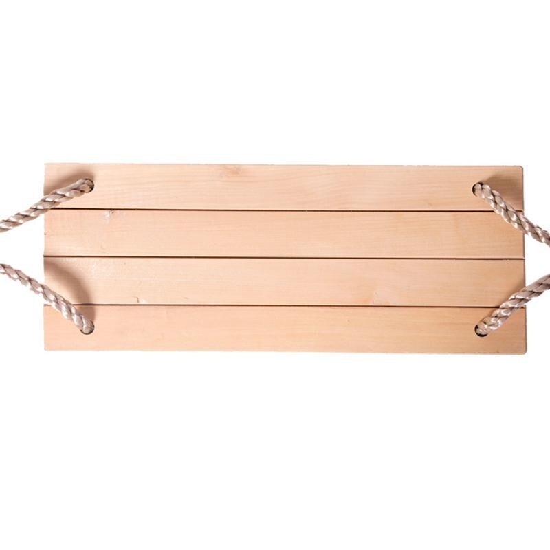 Huske for voksne barn utendørs hage huske fire-bords anti-korrosjon trehuske med tau innendørs landlig huske på landet