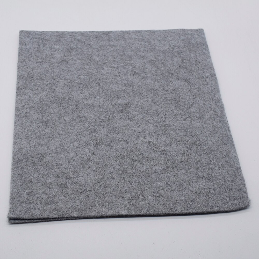 30 x 30cm grå 3mm tykt filt stoff håndlaget sying diy håndverk feutrin filt stoff feutre filc feltro vilt stof