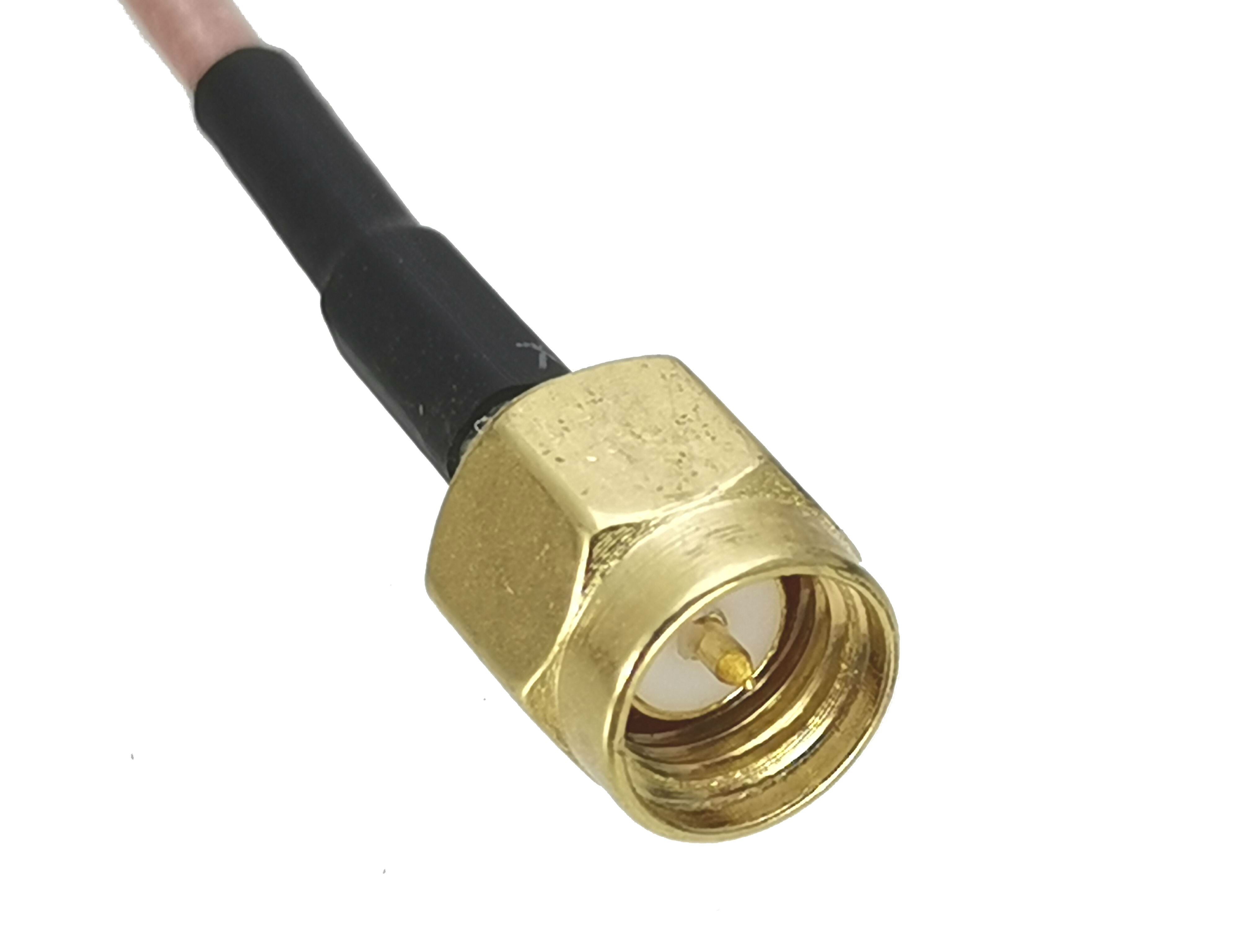 RG316 F TV plug pin to SMA male plug pin Straight Jumper pigtail Cable 4inch~10FT