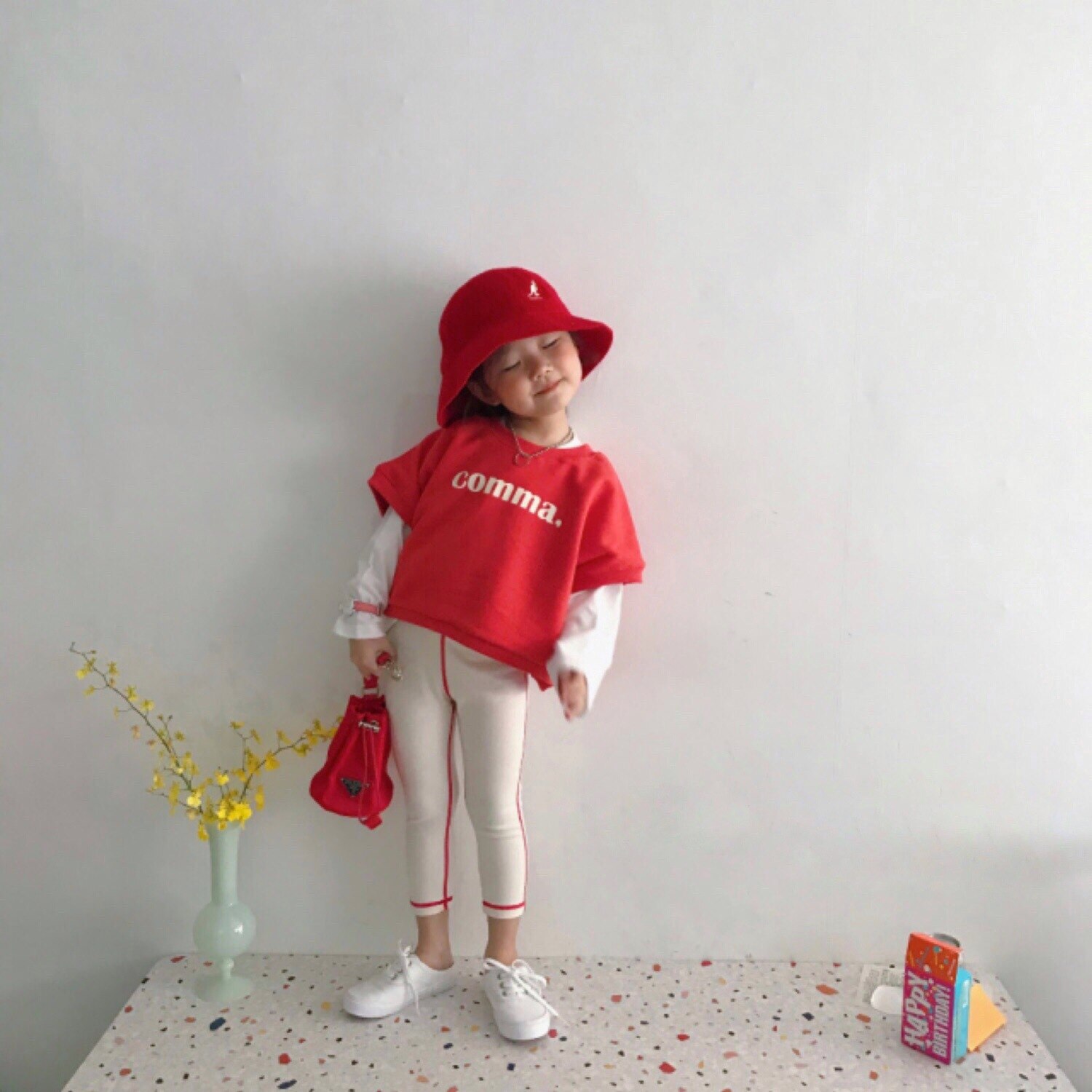 Spring Summer Girls Letter Vest Kids Korean Vest