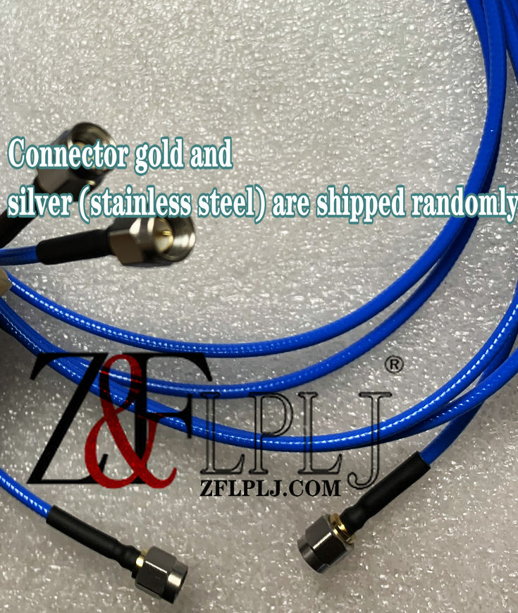 SS405-18GHZ SMA high frequency test cable SS405 / RFSS405PUR line / With connector: male to male ,SMA-J to SMA-J ,2PCS/LOT