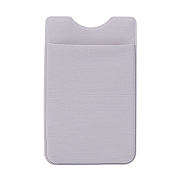 Elastic Adhesive Sticker Cell Phone Wallet Case Credit ID Card Holder Pocket 62KE: Gray