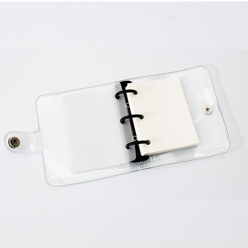 Kawaii Mini Loose- Leaf Notebooks 3 Holes Dairy Paper Refills Spiral Binder Planner Cute Pager Dairy Weekly To Do Planner: Burgundy