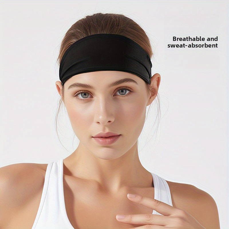 Zweetband voor mannen en vrouwen, sportieve hoofdband voor yoga, hardlopen, fitness en workouts, antislip, ademende hoofdband, zweetabsorberende haarband.
