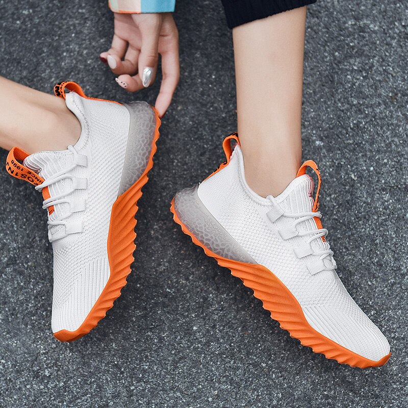 Tenis Femenino Tenis Mujer femmes Tennis chaussures respirant à lacets maille chaussette Femme baskets chaussures de sport Chaussure Femme