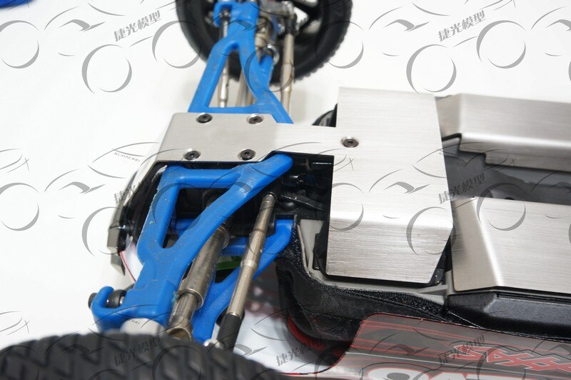 Ad alta resistenza telaio in acciaio inox piastra di protezione del Telaio di protezione armatura per 1/16 TRAXXAS vertice E-REVO barra VXL