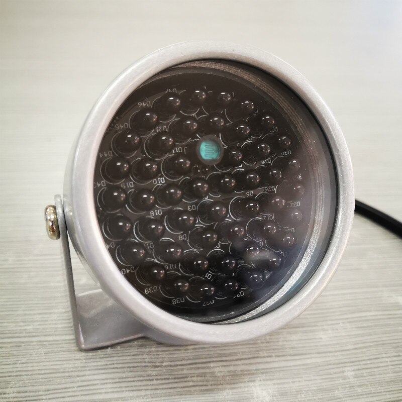 Outdoor mini DC12V 940nm Invisible IR LED Infrared Light Illuminator Small Metal case 48pcs IR LEDs night vision cctv fill light