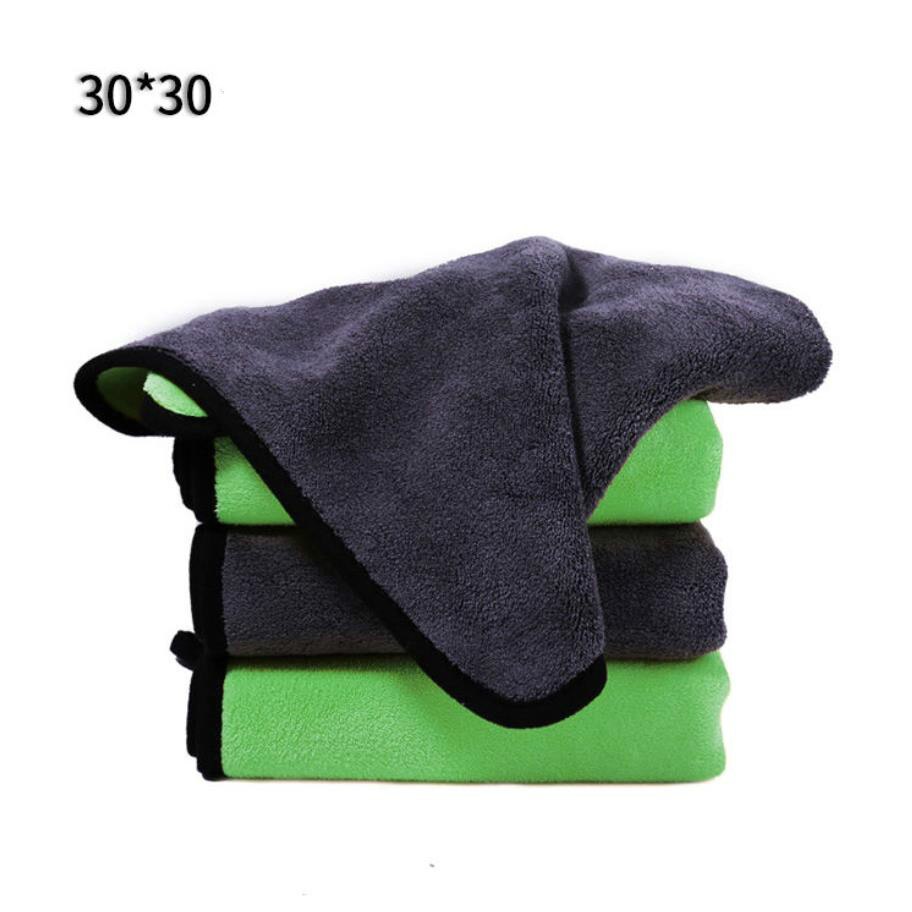 30 x 30cm kjæledyr badehåndkle sterkt absorberende vann hundehåndklær golden retriever bamse generelt kjæledyr utstyr til kjæledyr spesialhåndkle  e11462: 30 x 30 grønn