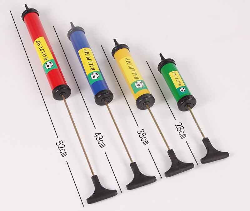 Handleiding Basketbal Pomp Voetbal Ballon Pomp Hand-Push Opblaasbaar Speelgoed Zwembad Draagbare Pomp Tub Accessoires