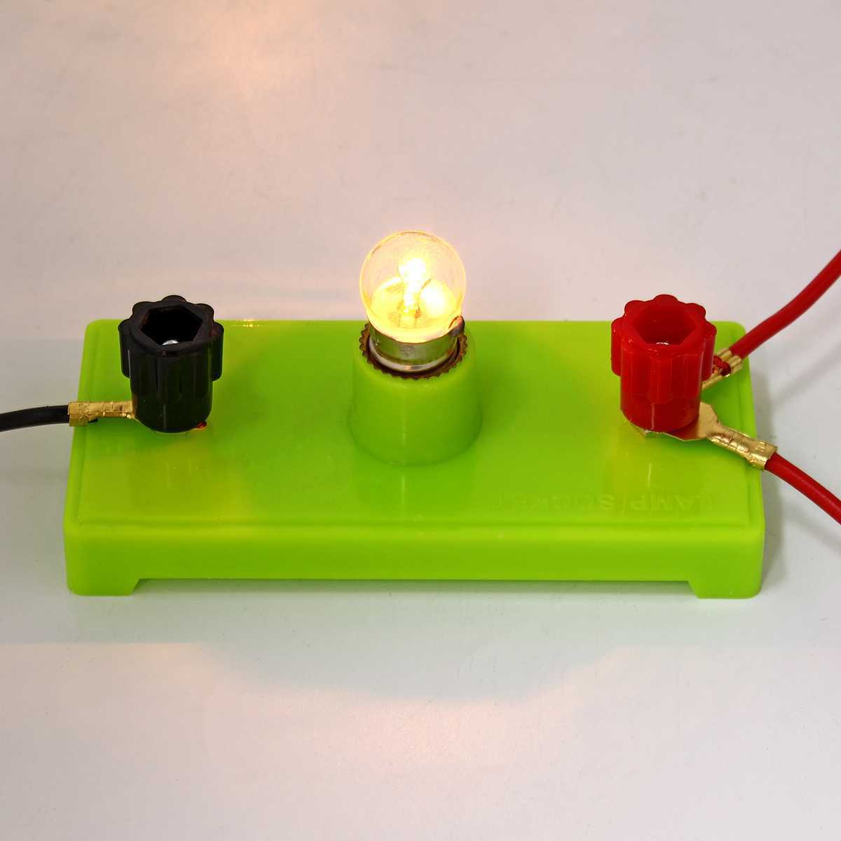 Kit d'apprentissage de circuit électrique de base pour enfants, bricolage physique, jouets manuels, expérience STEM, outils AV pratiques,