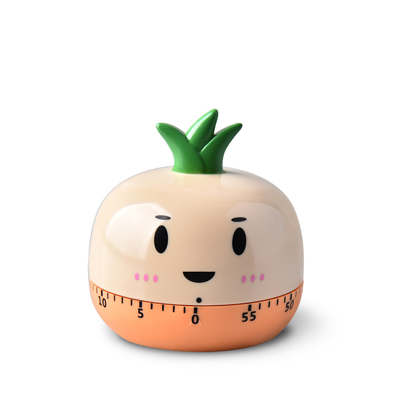 Animal Timer Digital Kitchen Countdown Clock Cute Animal Fruit Alarm Clock Time Management Tool for Children and Adults: GRAY