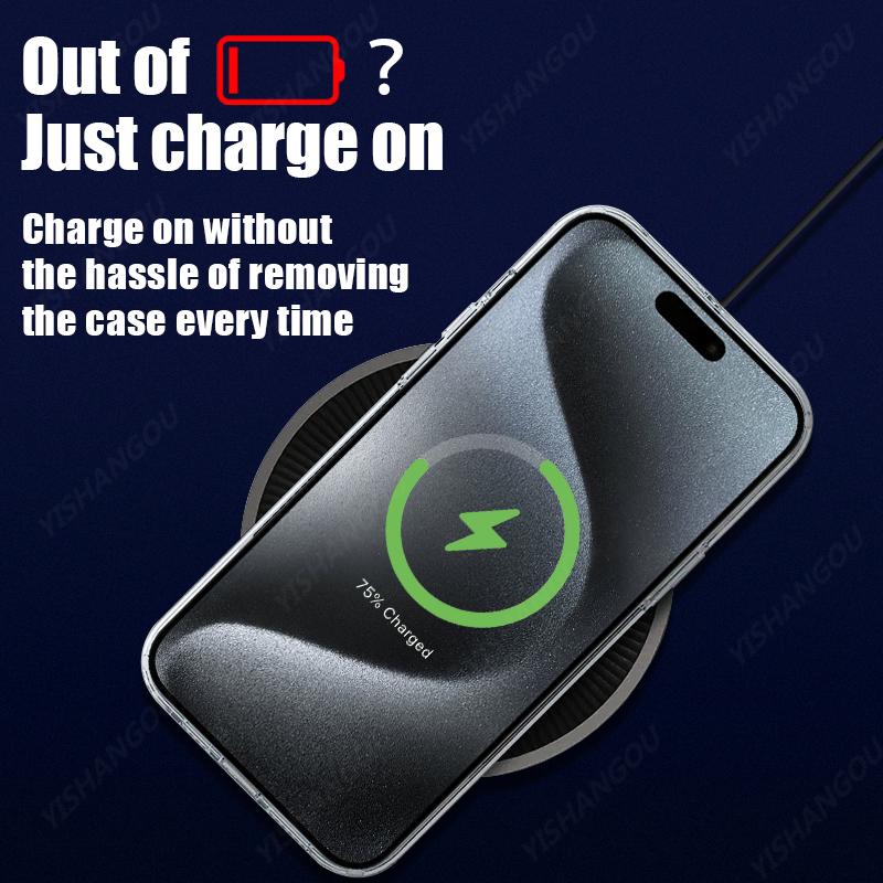 Funda dura ultrafina de alta transparencia para iPhone 17, 15, 14, 13, 12, 16 Pro Max 16e 11, cubierta de teléfono con parachoques transparente a prueba de golpes