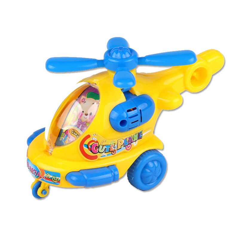 1Pc Baby Favoriete Cartoon Dier Wind Up Speelgoed Helikopter Clockwork Klassieke Speelgoed