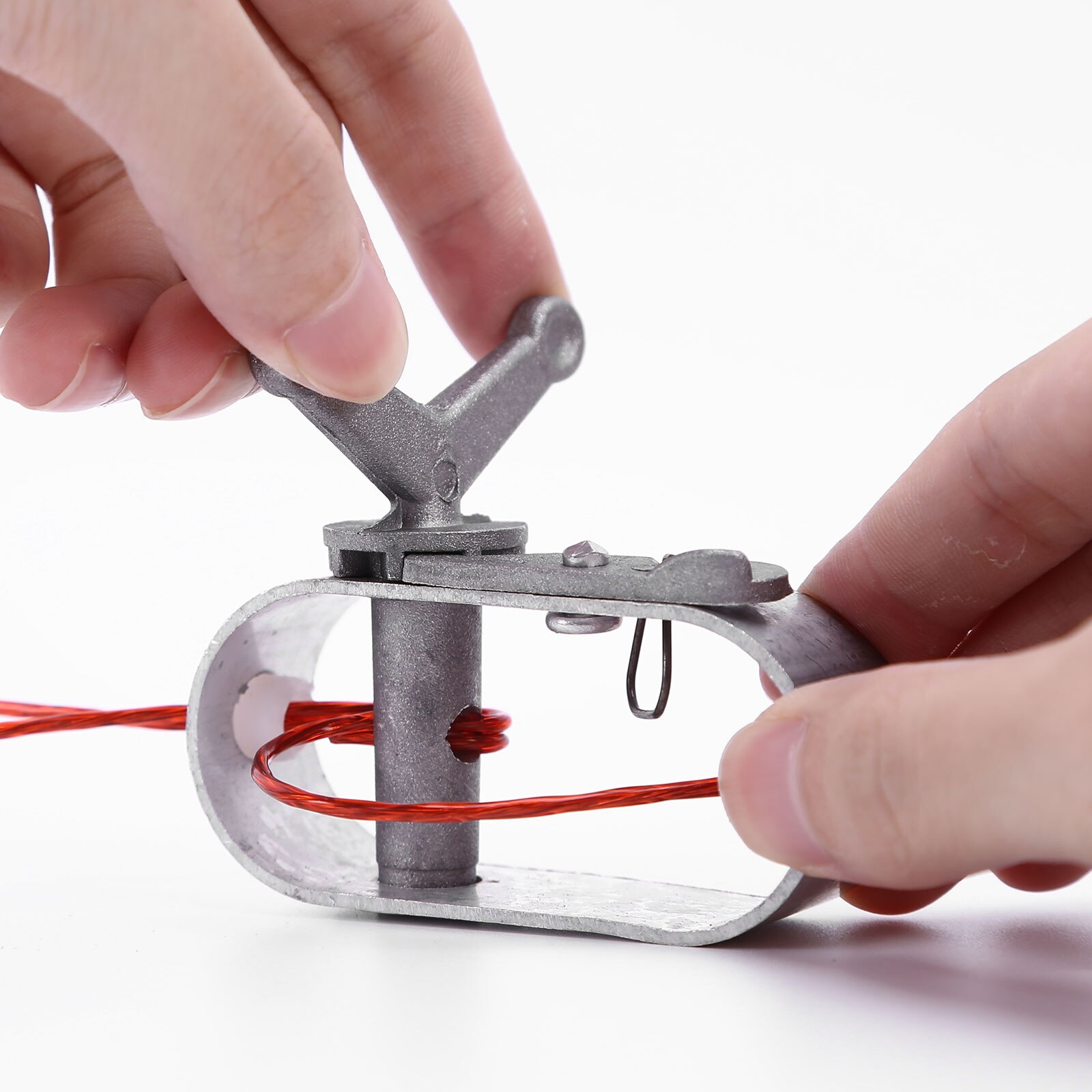 Pro Swimming Pool Cover Cable Winch Kit 100ft for Above Ground Swimming Pool Cover Plastic-coated Wire Fastener