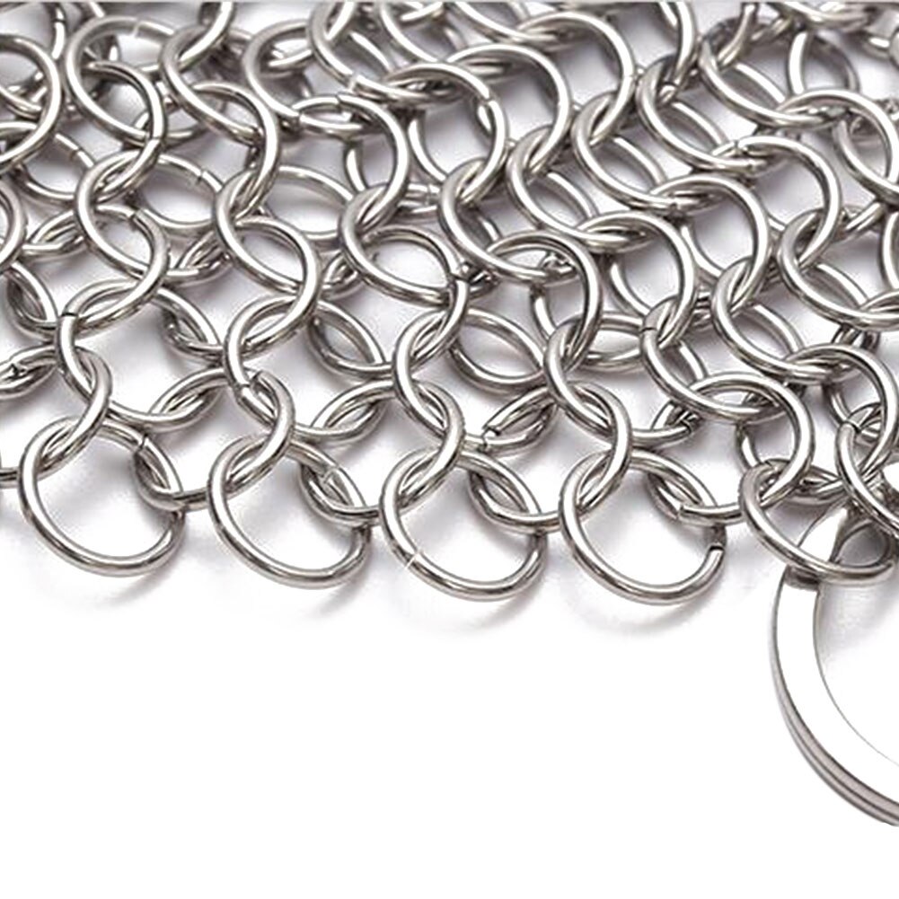 3 Size Stainless Steel Pot Brush Kitchen Restaurant Cleaning Brush Scrubber Dishwashing Artifact Degreasing Pot Brush Scrubbers