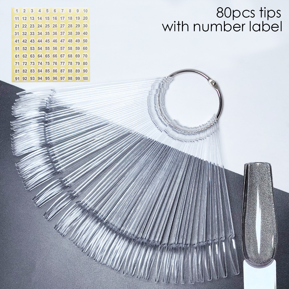 80/50/20 stücke Nagel Display Sticks Nagel Swatch Falsche Nagel Tipps Nagel Gel Polnisch Praxis Klar Display Board für Nail art Werkzeuge: Schokolade
