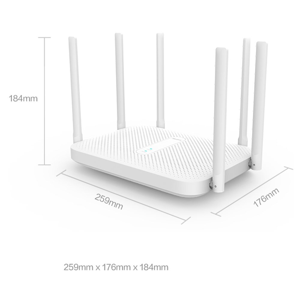 Xiaomi Redmi Router AC2100 Gigabit 2.4G 5.0GHz strengthen Dual-Band Wireless Wifi Repeater 6 High Gain Antennas Wider