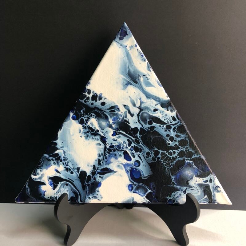 10 stück Dreieck Baumwolle Holz Rahmen für Leinwand Öl Malerei Künstler Malerei Leinwand Blank Baumwolle Leinwand Panels