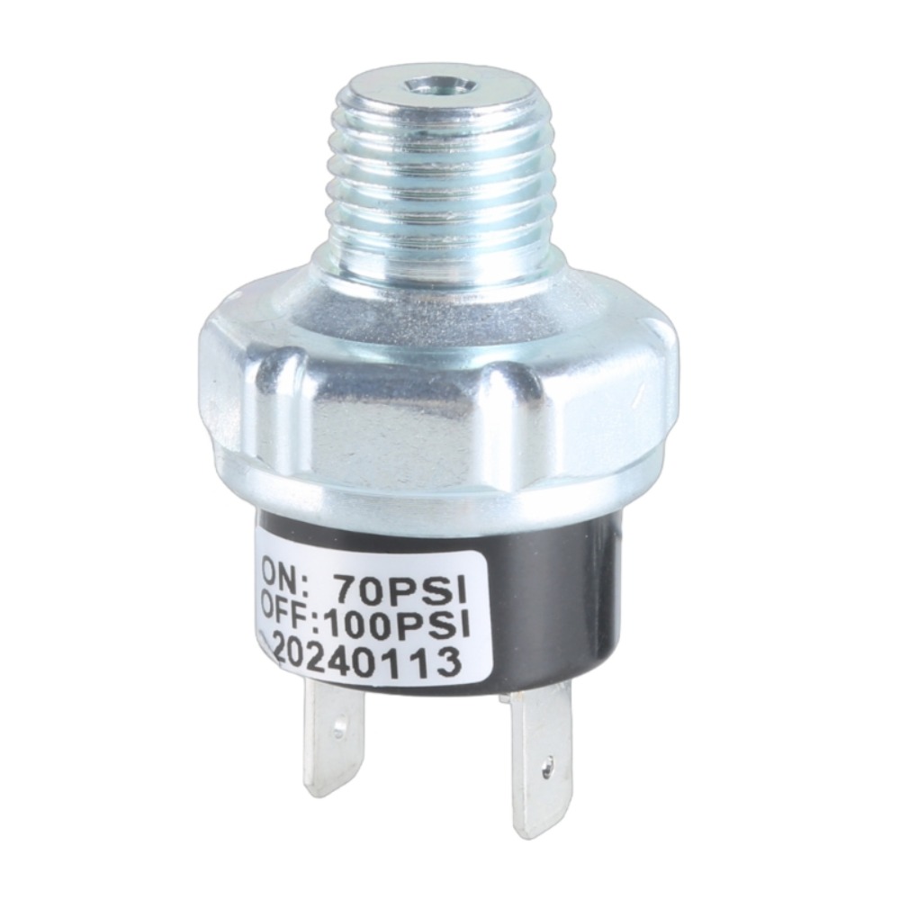 70-100/90-120/110-140PSI Luftdruckschalter 1/4" NPT 12V/24V Luftkompressorschalter Druckschalter: khaki
