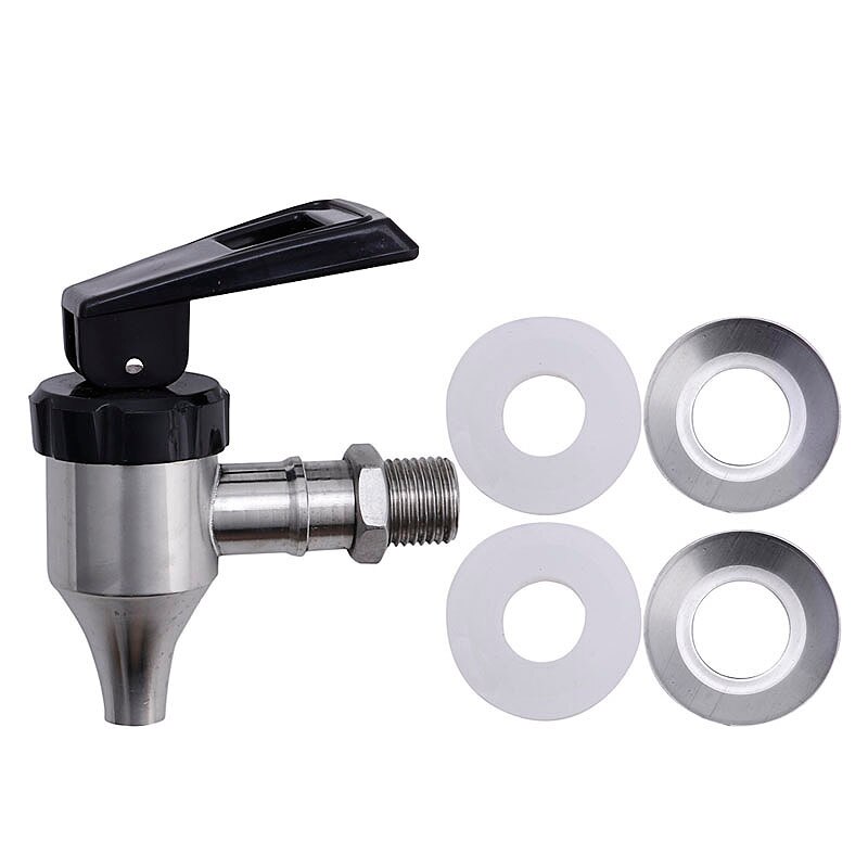Stainless Steel Drink Dispenser Plastic Coffee Valve Wine Barrel Spigot / Faucet: Default Title