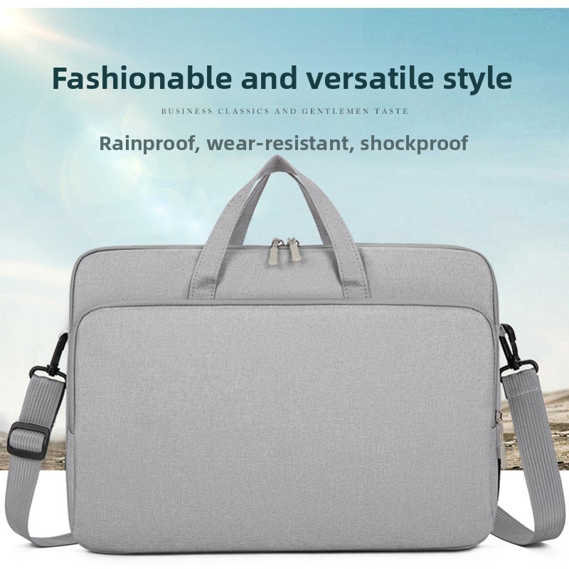 Torba na komputer biznesowa 14 cale, torebka na laptopa 15.6 cale, aktówka, torba wewnętrzna, nadruk logo, ultralekka, antybakteryjna...